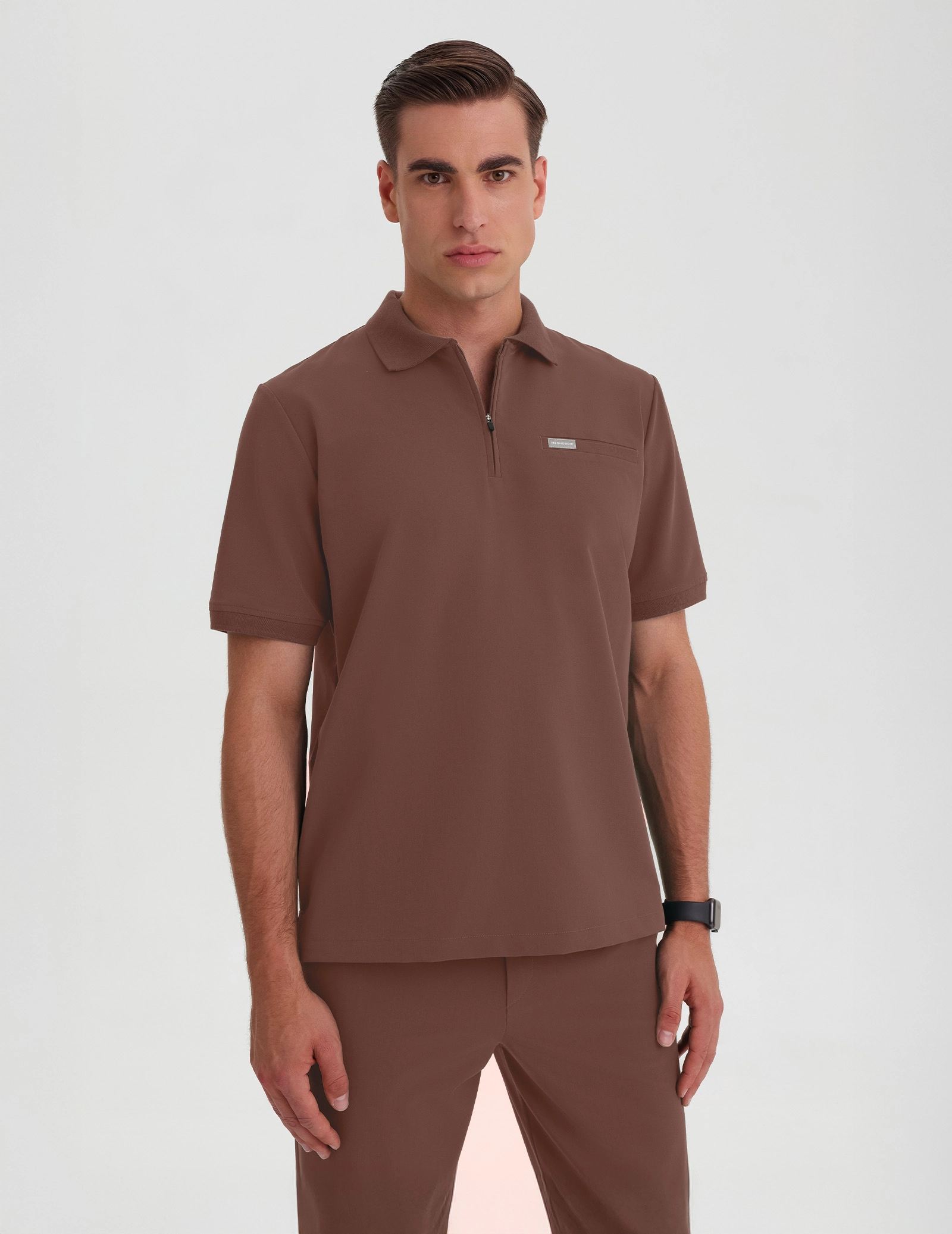 Casacca Medica Polo Uomo - DUSTY GREEN