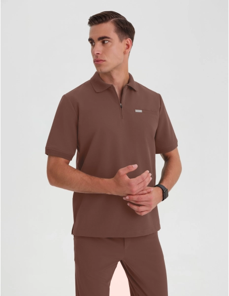 Casacca Medica Polo Uomo - DUSTY GREEN