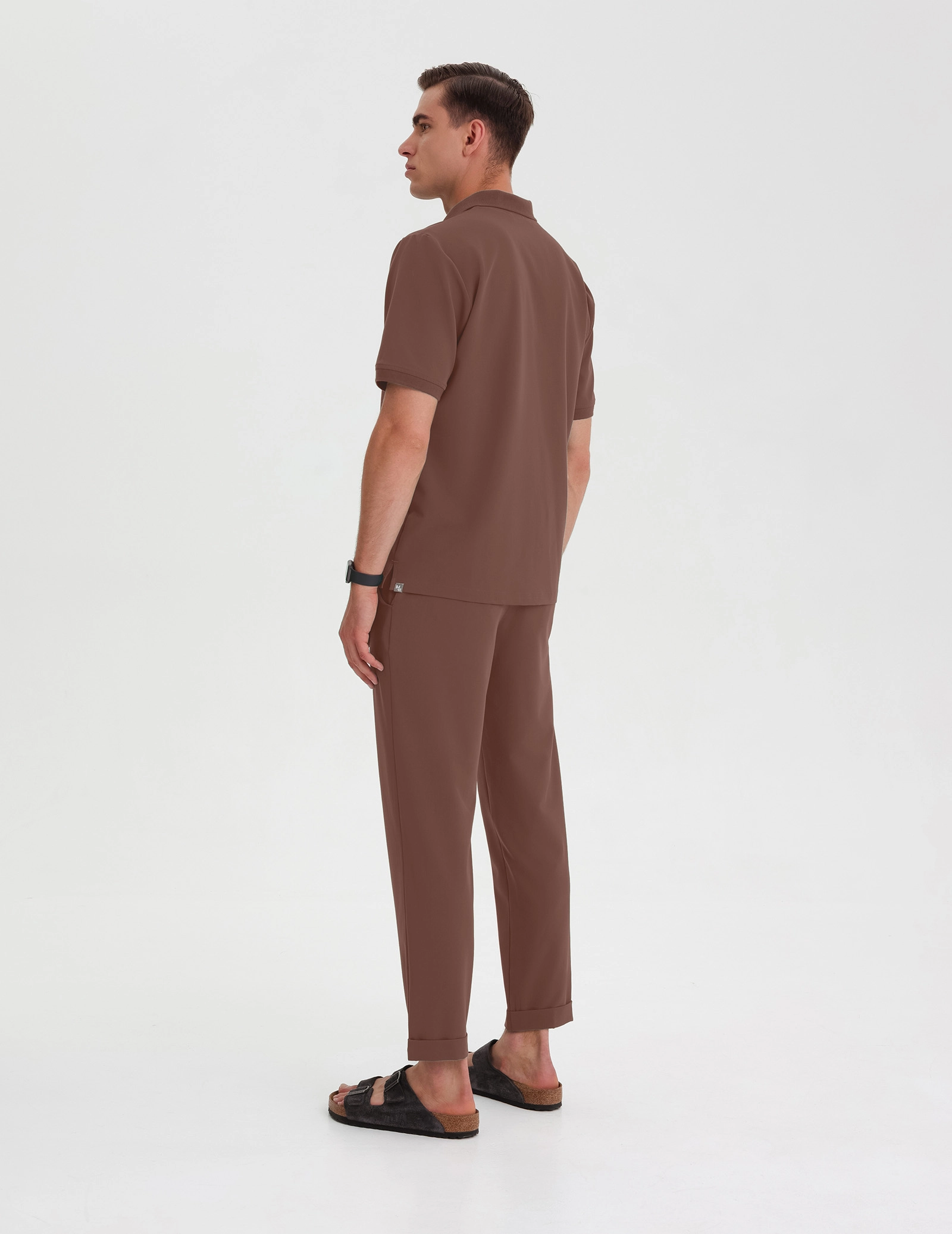 Casacca Medica Polo Uomo - DUSTY GREEN