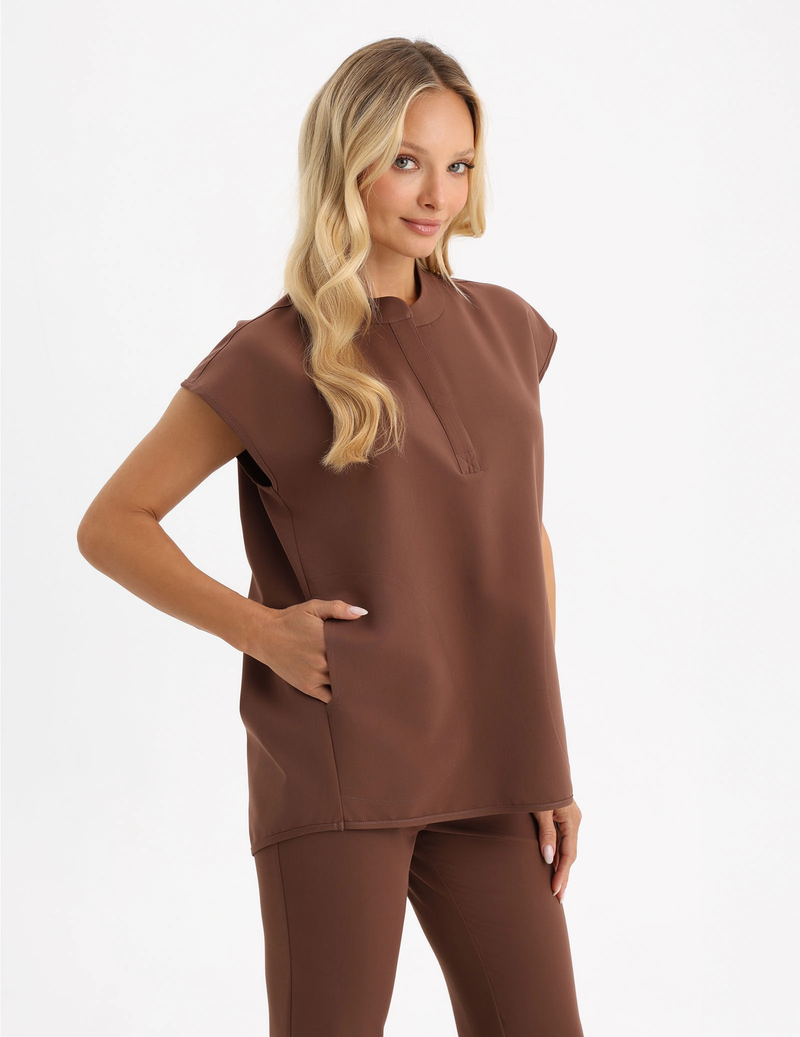 Casacca Medica Khloe - MILKY BROWN