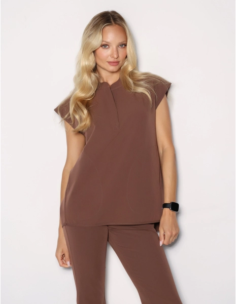Casacca Medica Khloe - MILKY BROWN