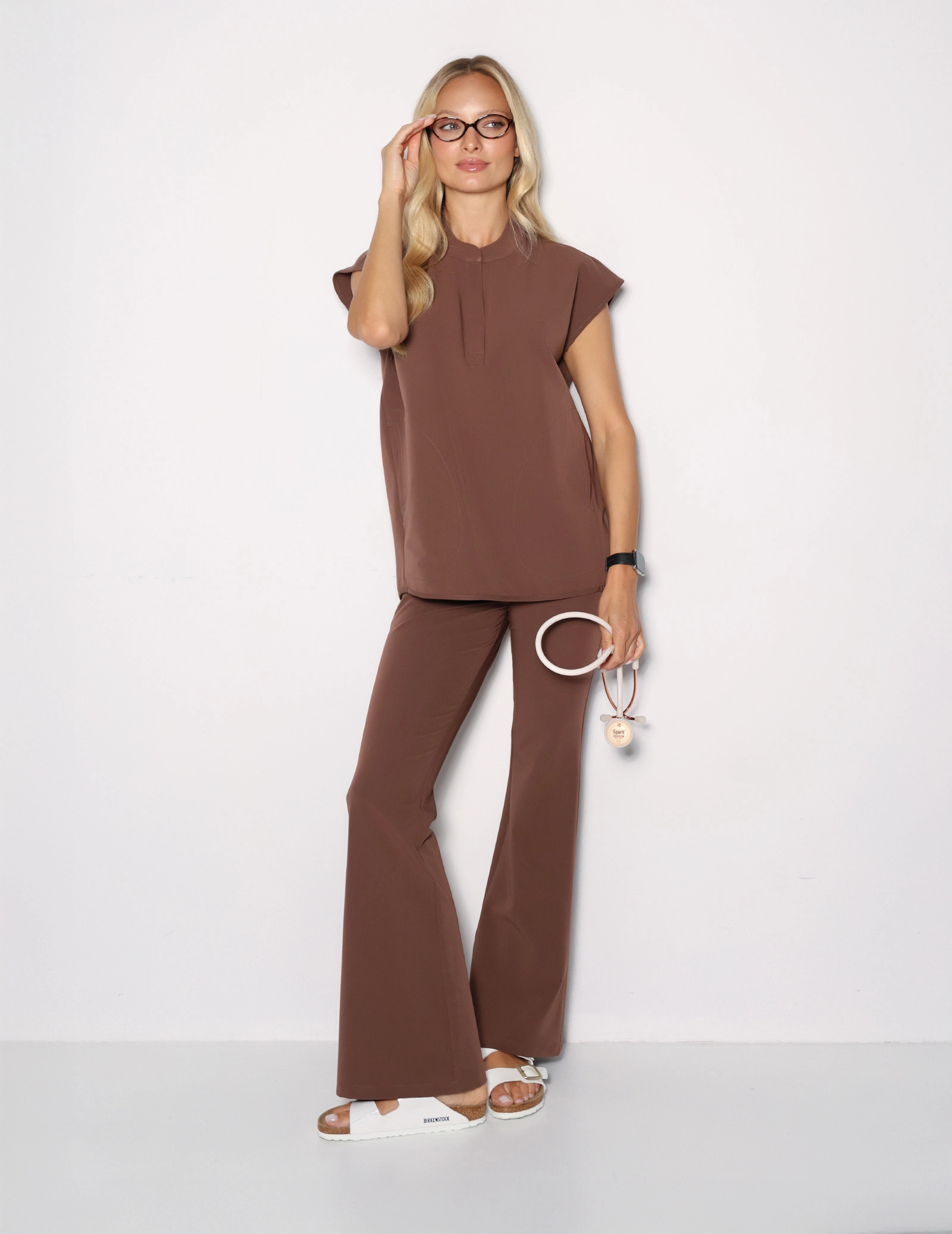 Casacca Medica Khloe - MILKY BROWN