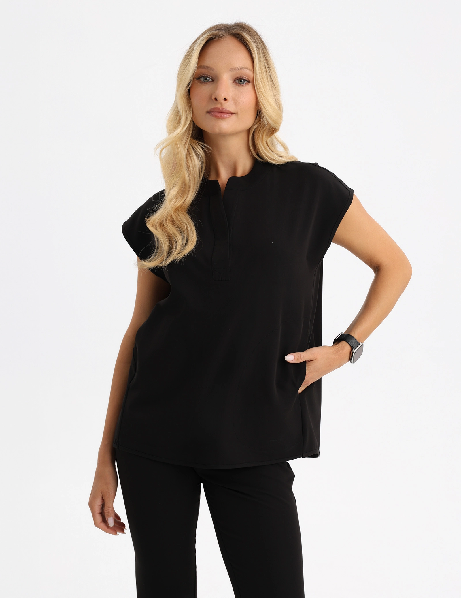 Casacca Medica Khloe - BLACK