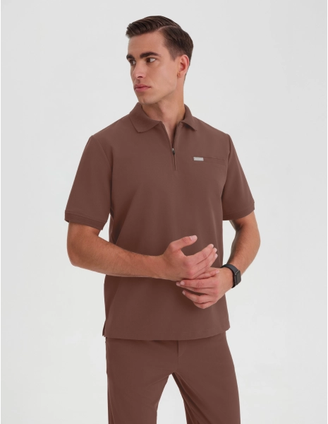 Casacca Medica Polo Uomo - DUSTY GREEN
