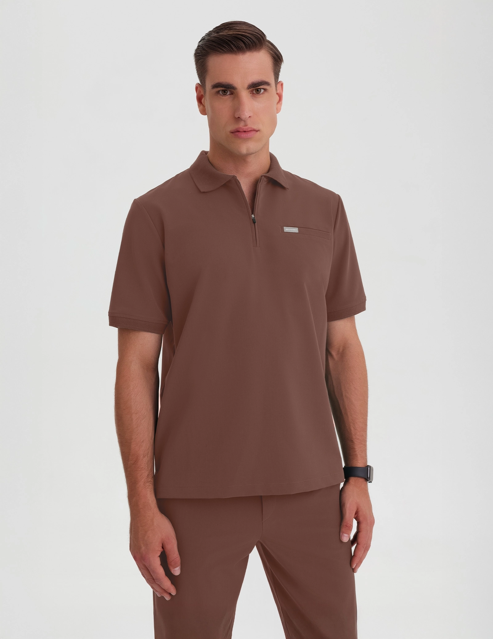 Casacca Medica Polo Uomo - DUSTY GREEN