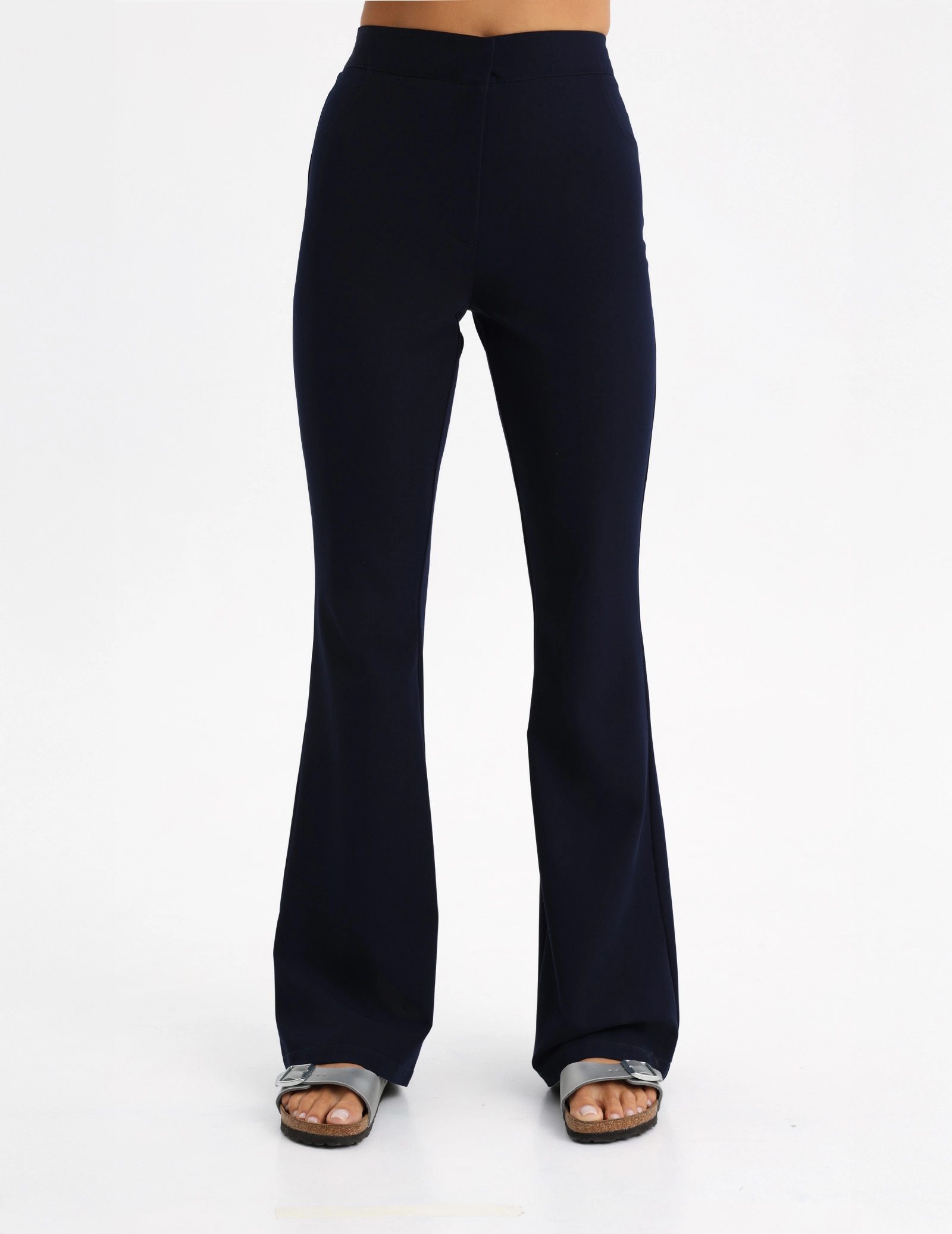 Pantaloni Medici Donna Flare - DARK NAVY