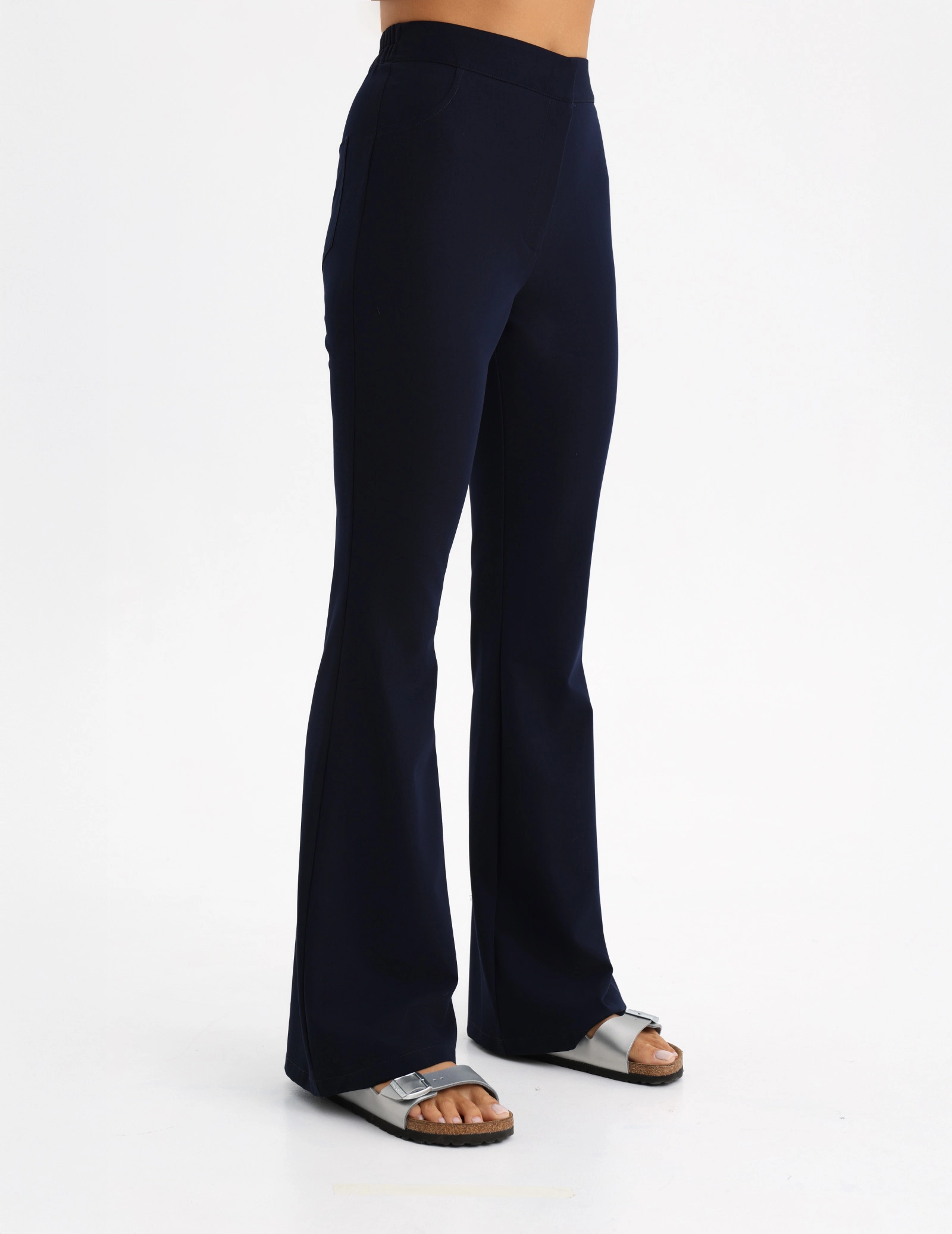 Pantaloni Medici Donna Flare - DARK NAVY