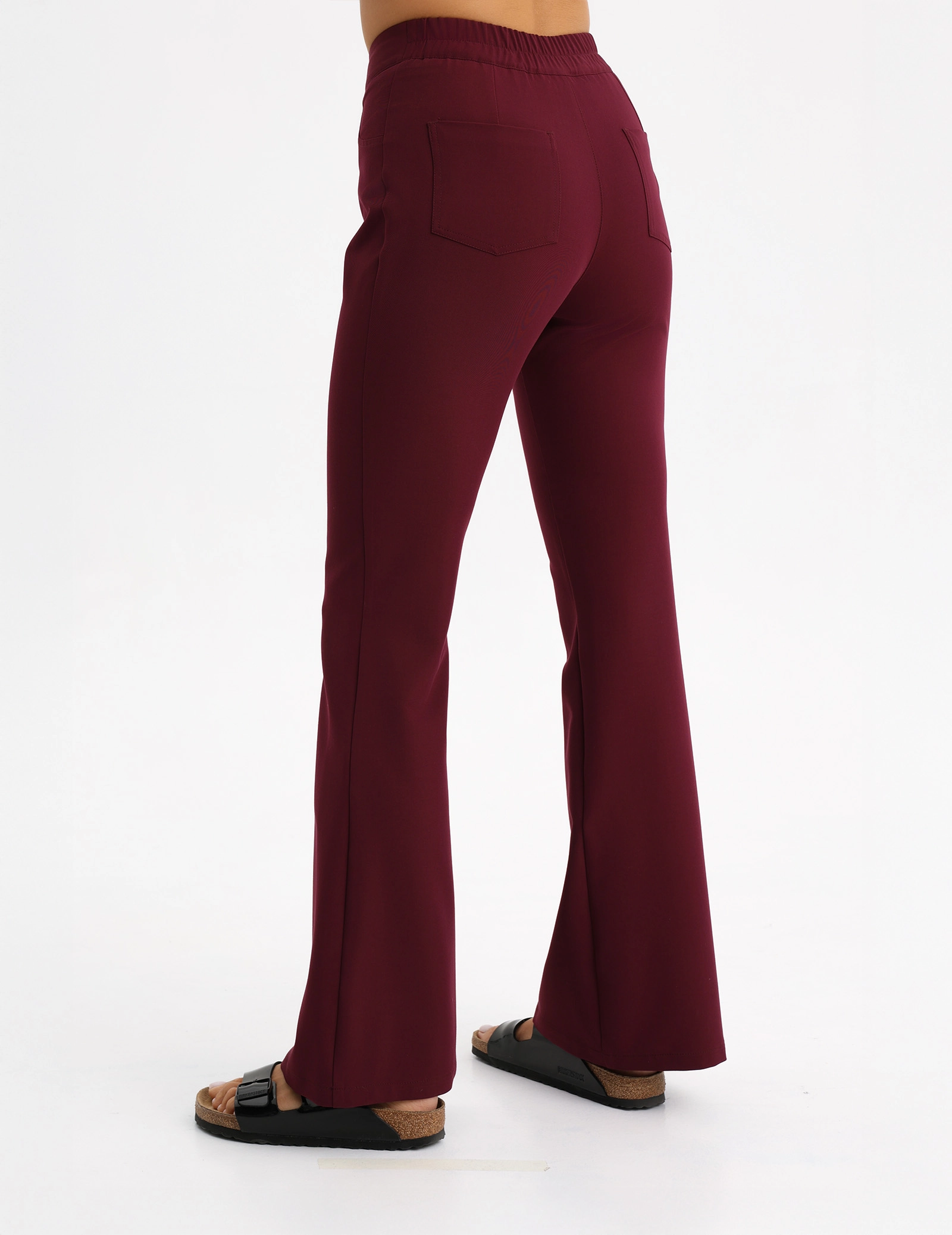 Pantaloni Medici Donna Flare - BURGUNDY