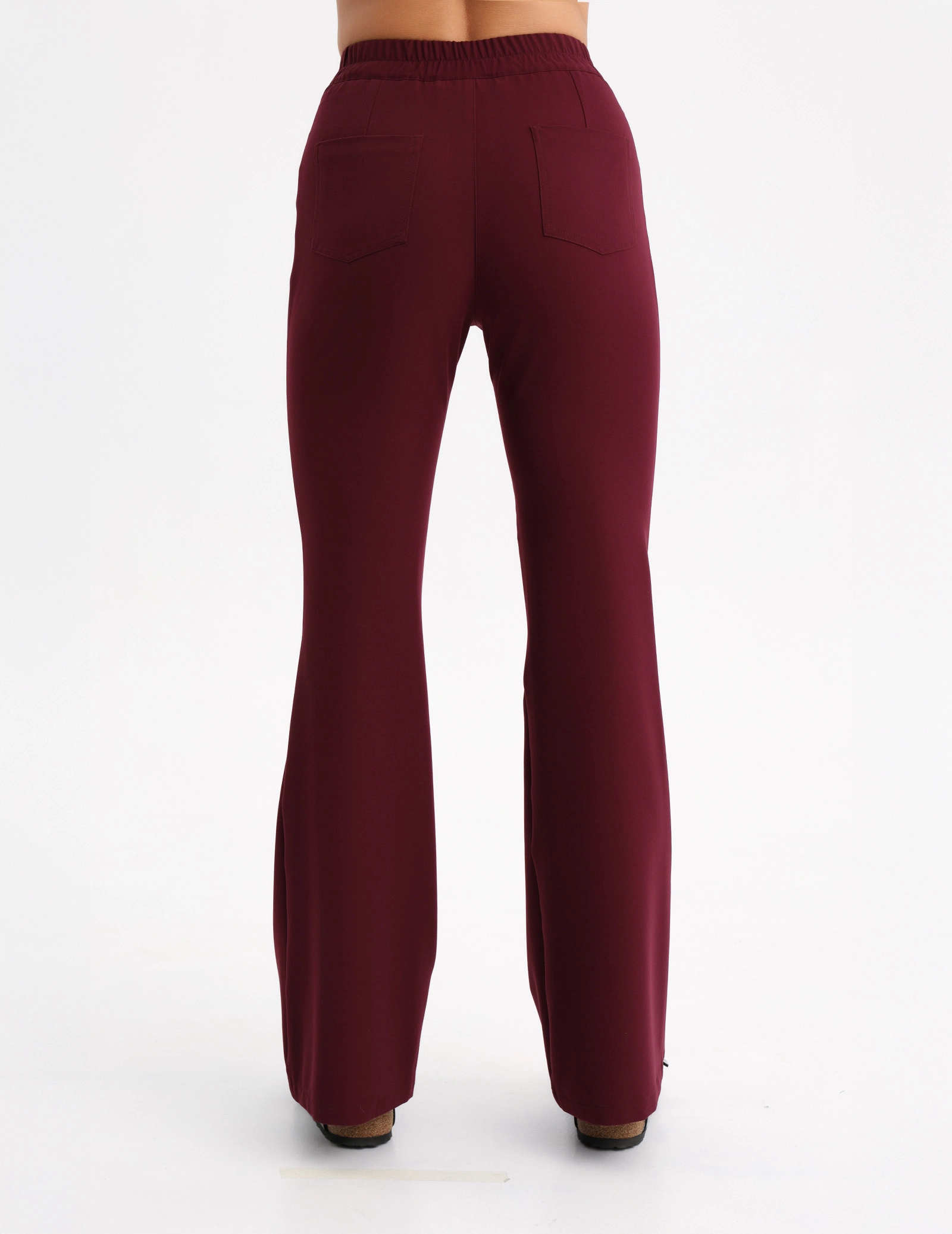 Pantaloni Medici Donna Flare - BURGUNDY