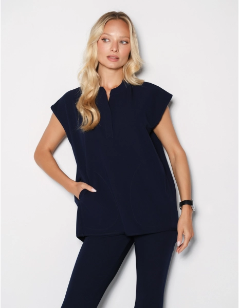 Casacca Medica Khloe - DARK NAVY