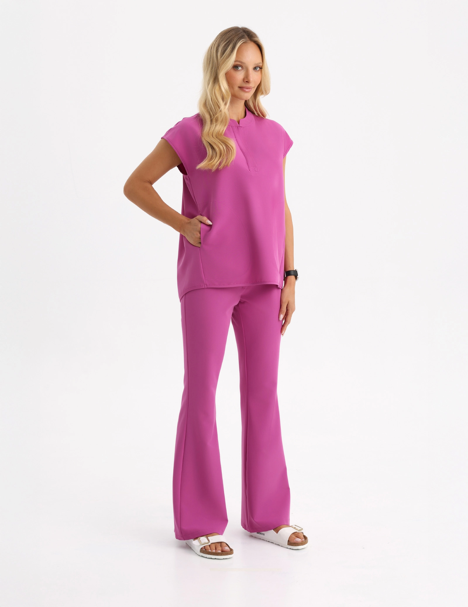 Casacca Medica Khloe - ELECTRIC PINK