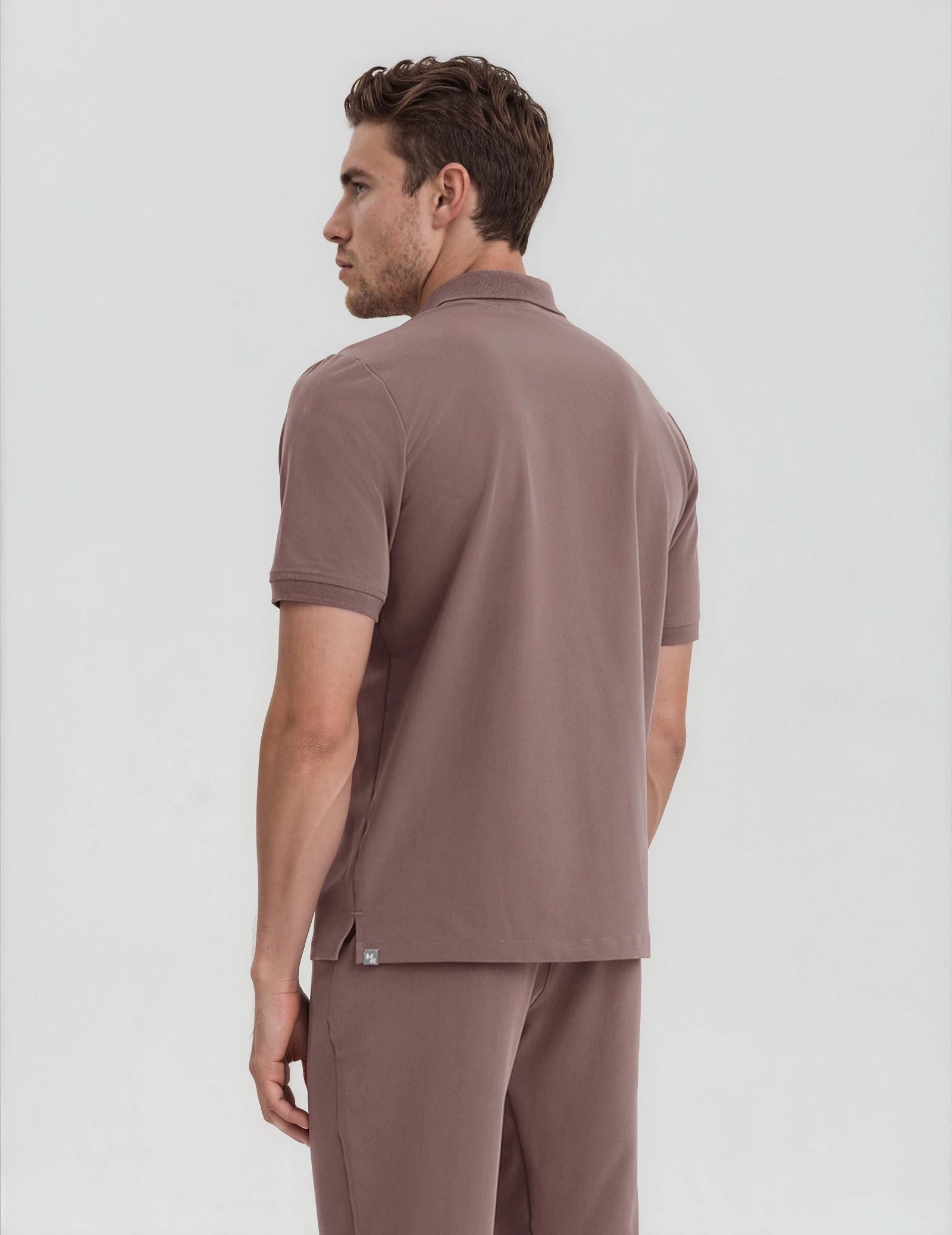 Casacca Medica Polo da Uomo - MOCHA