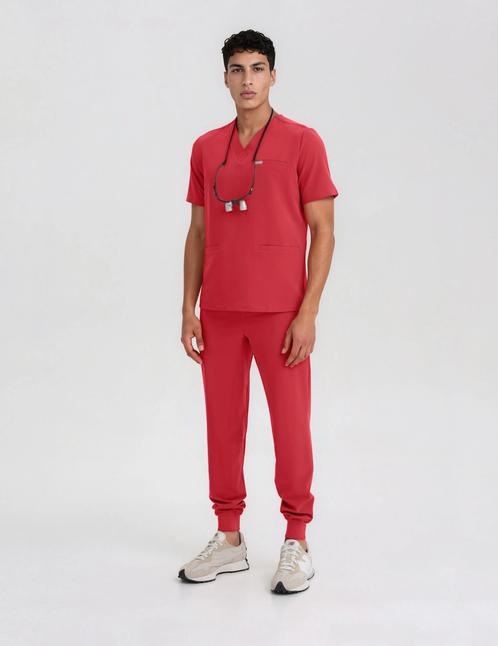 Pantaloni Medici Uomo Jogger - POP RED