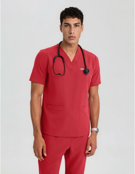 Casacca Medica Uomo Birbal - POP RED