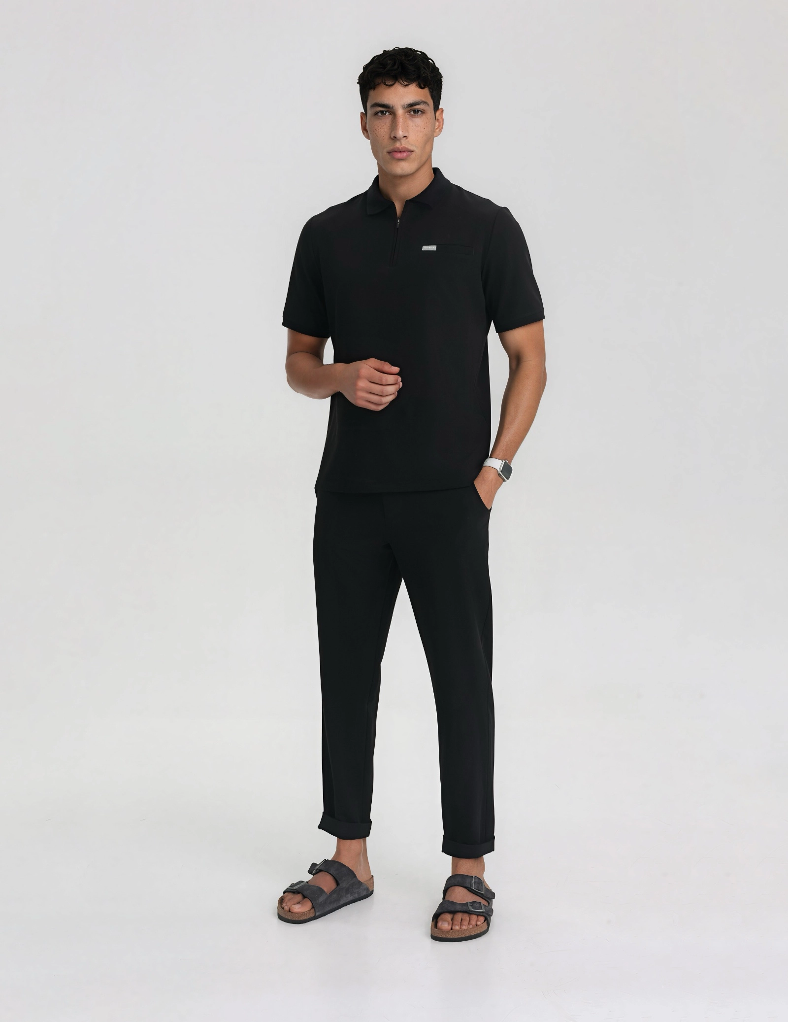 Pantaloni Medici Uomo Chino – BLACK