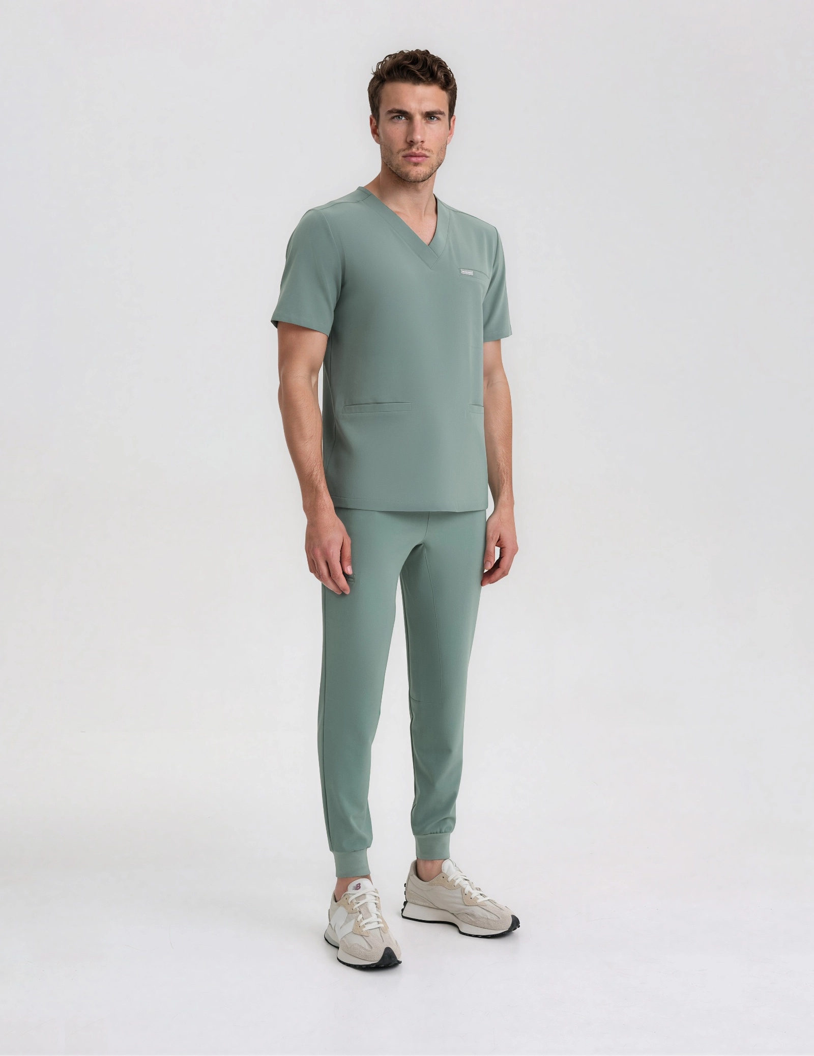 Pantaloni Medici Uomo Jogger - DUSTY GREEN