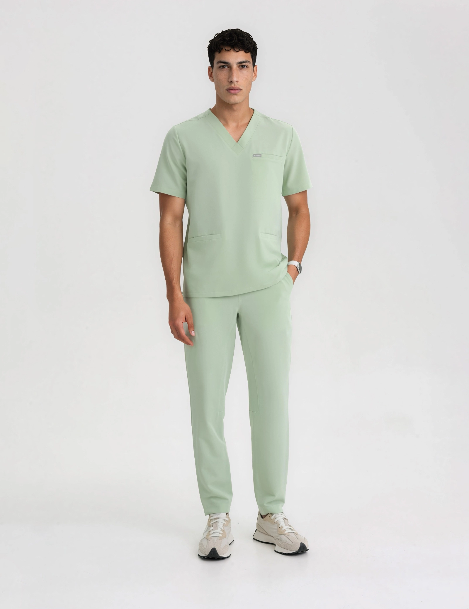 Casacca Medica Uomo Birbal - MATCHA LATTE