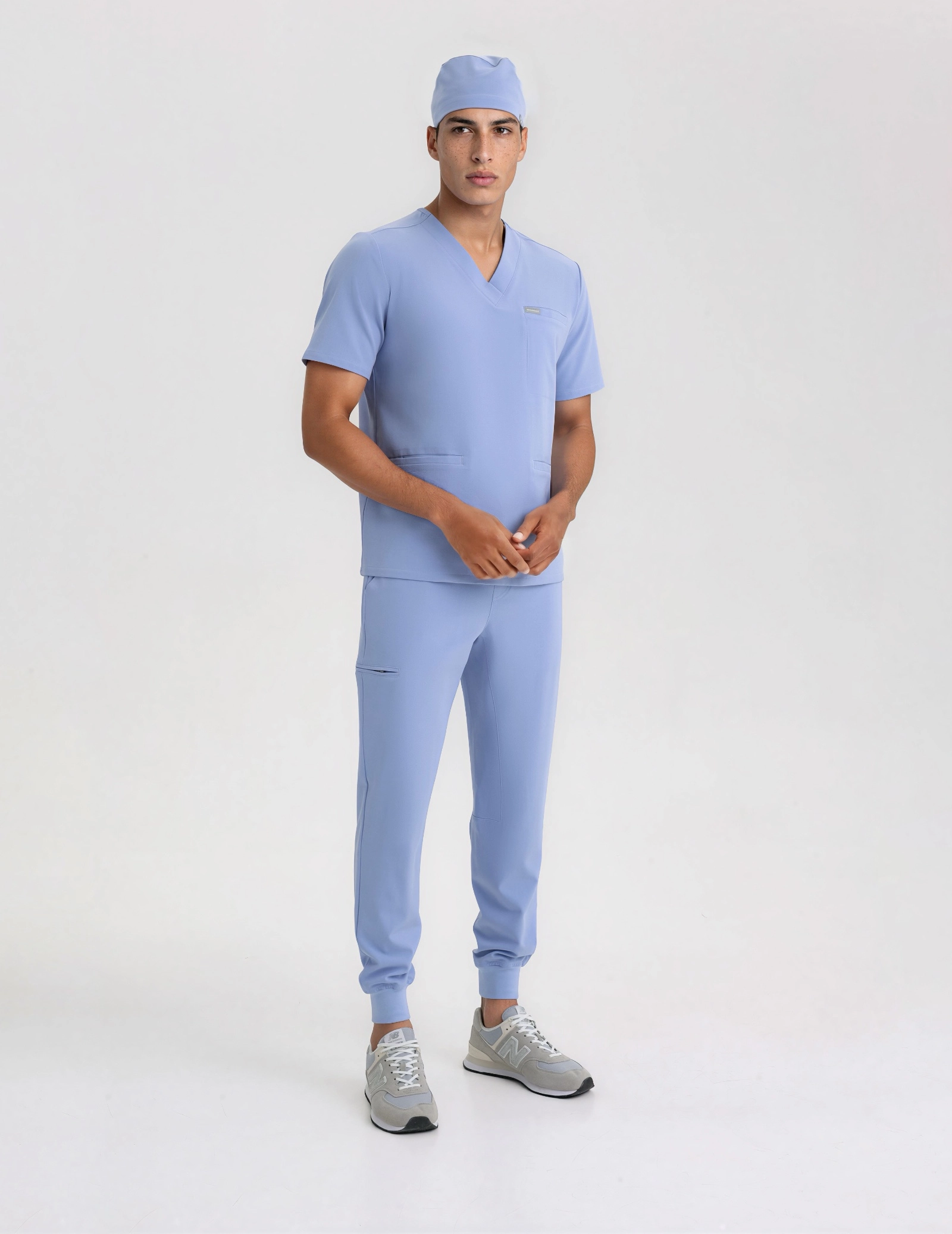 Pantaloni Medici Uomo Jogger - CEIL BLUE