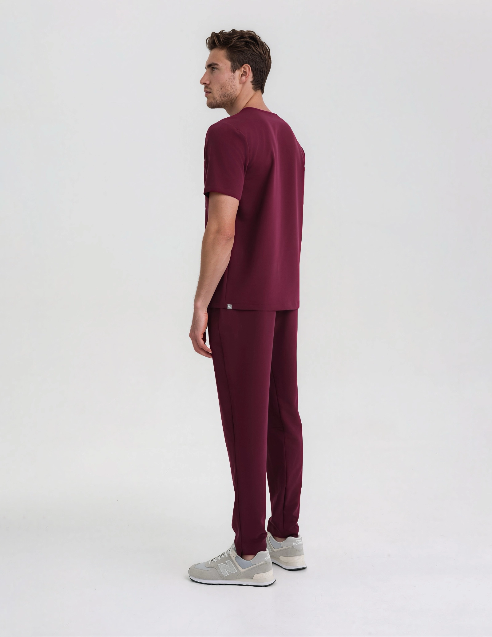 Pantaloni Medici Uomo Basic - BURGUNDY