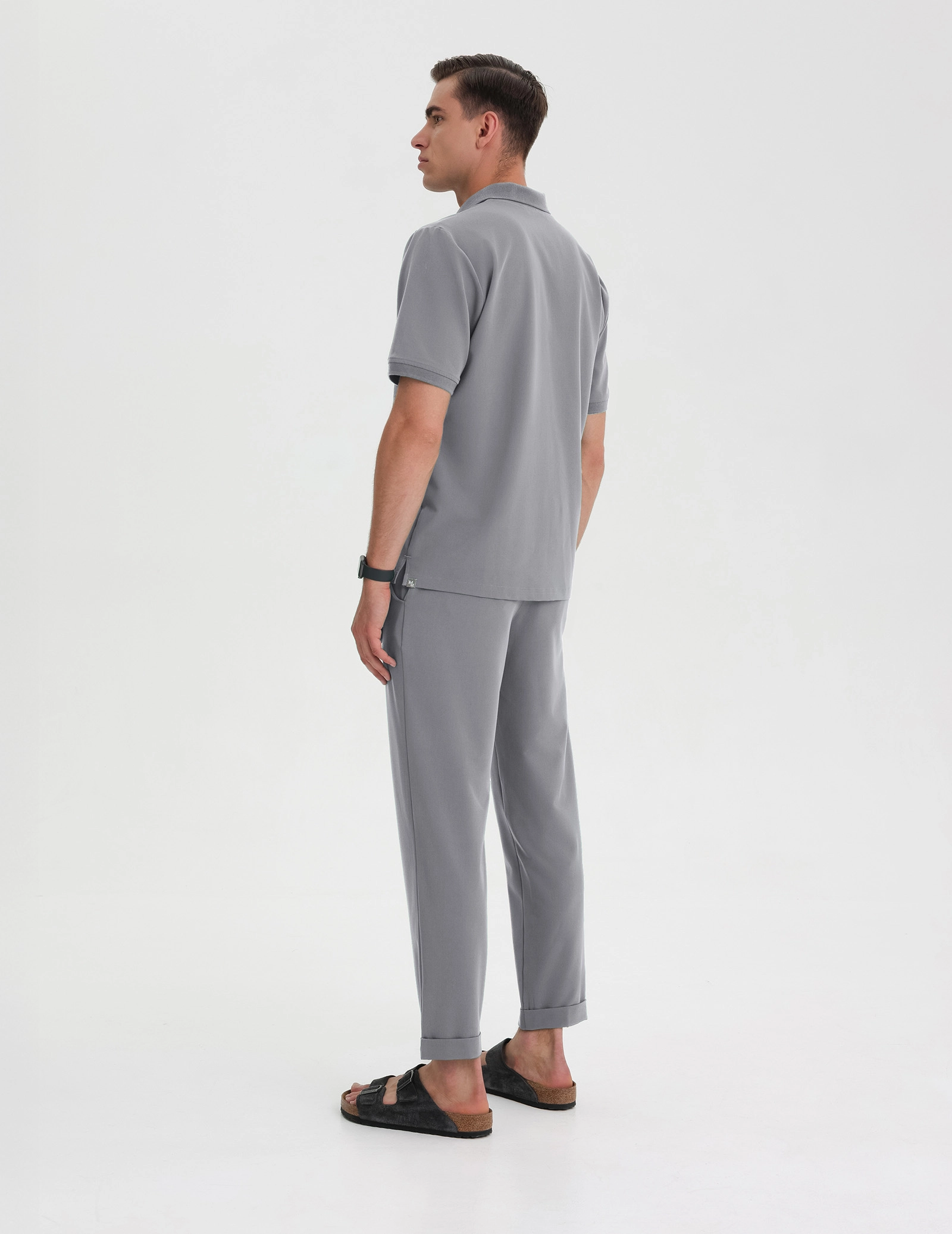 Casacca Medica Polo Uomo - SHARK GRAY