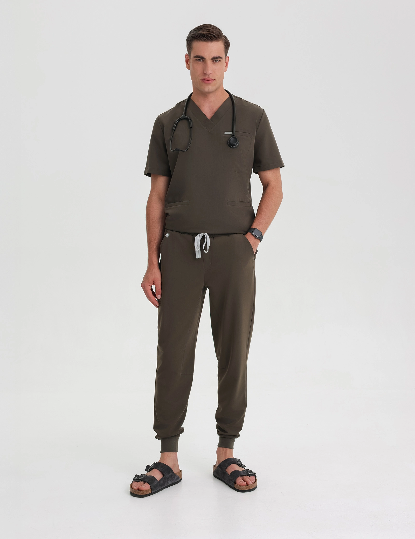 Casacca Medica Uomo Birbal - OLIVE NIGHT