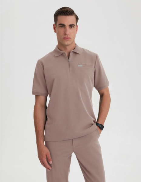 Casacca Medica Polo Uomo - BEIGE