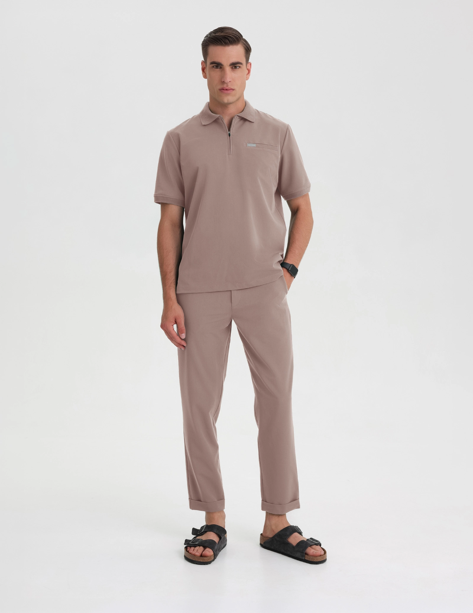 Casacca Medica Polo Uomo - BEIGE