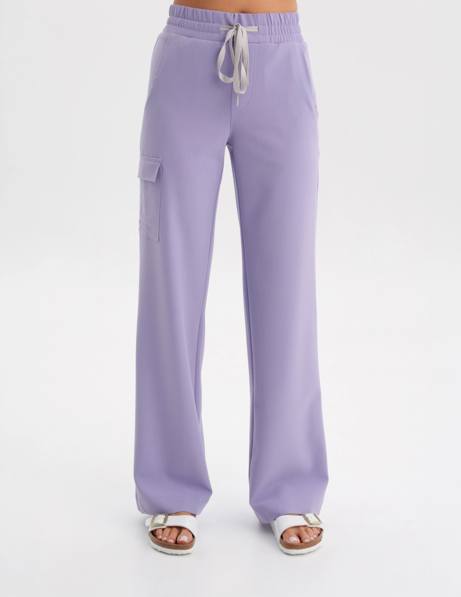 Pantaloni Medici Donna Yoga - PURPLE HEATHER