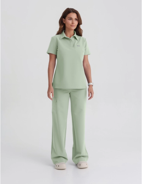 Pantaloni Medici Donna Yoga - MATCHA LATTE