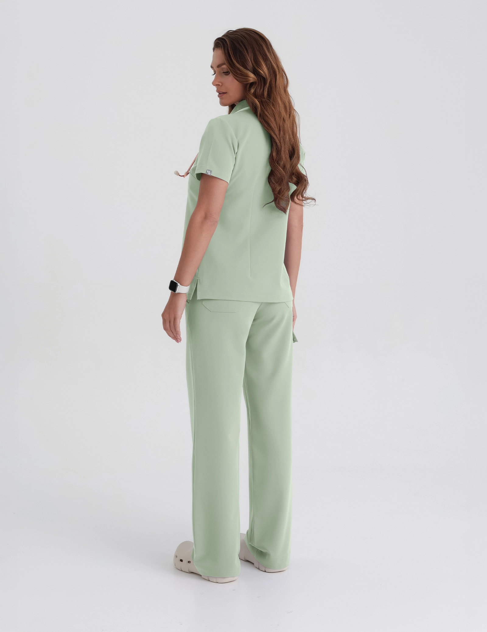 Pantaloni Medici Donna Yoga - MATCHA LATTE