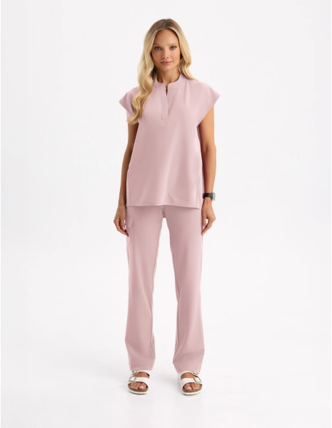 Pantaloni Medici Donna Yoga - Dusty Rose