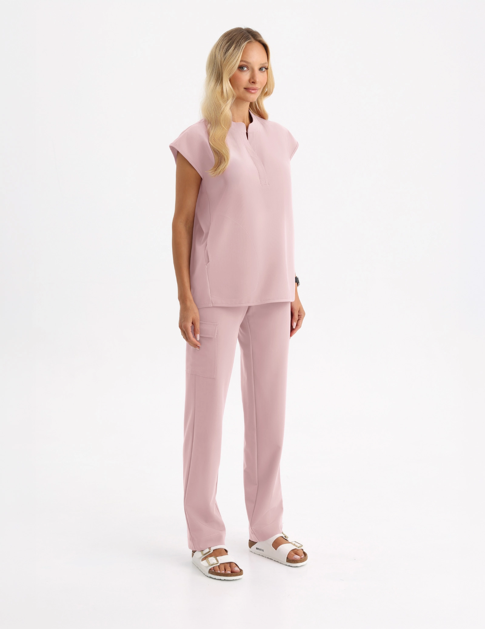 Pantaloni Medici Donna Yoga - Dusty Rose