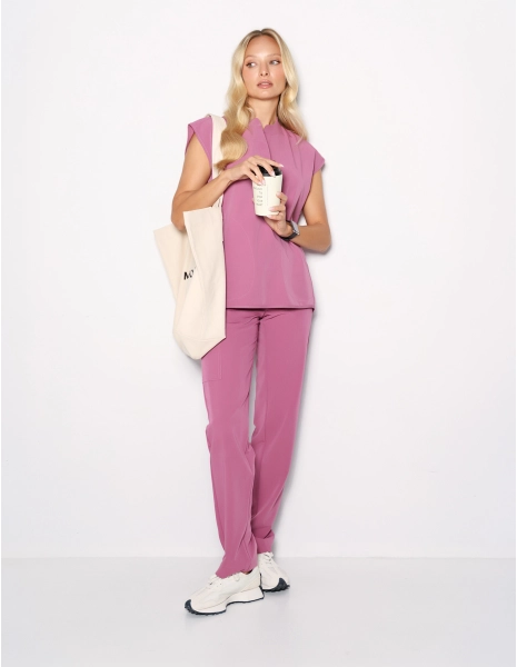 Pantaloni Medici Donna Yoga - BERRY SHAKE