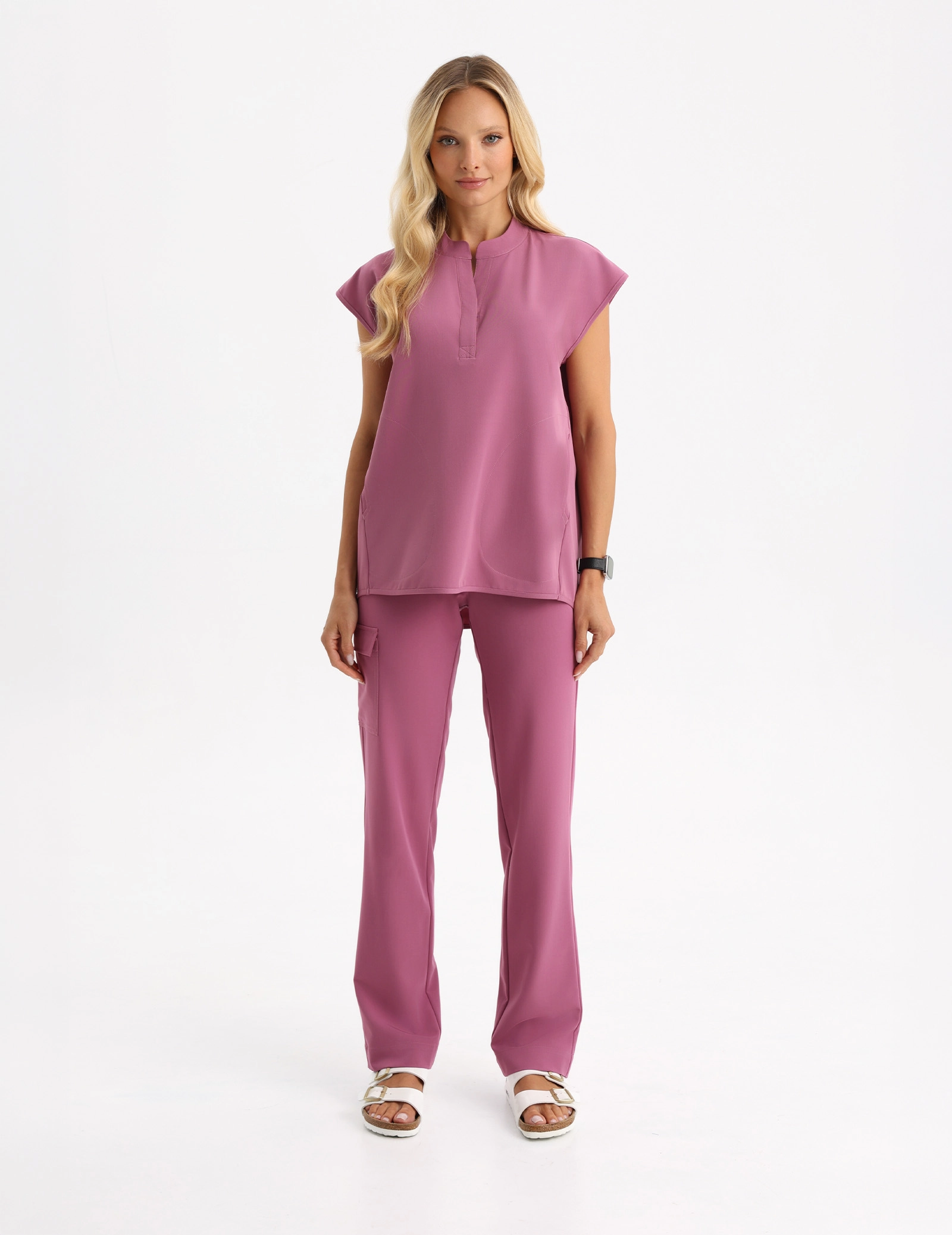 Pantaloni Medici Donna Yoga - BERRY SHAKE