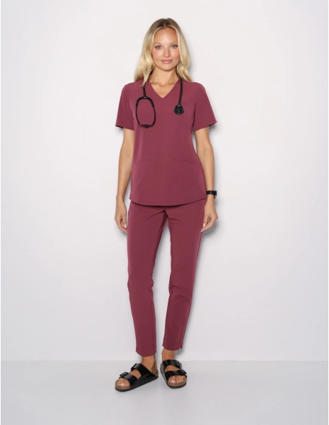 Pantaloni Medici Donna Basic – MULLED WINE