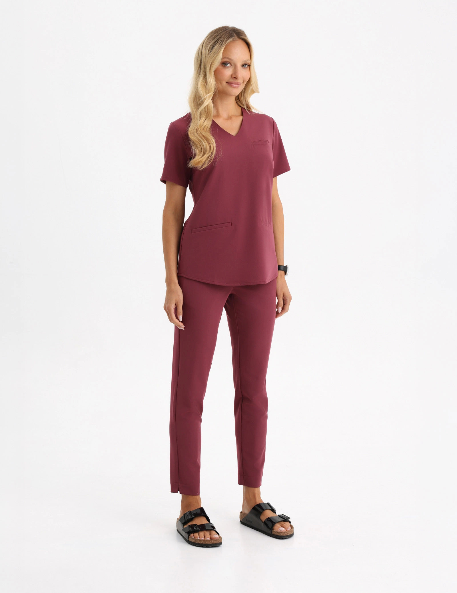 Pantaloni Medici Donna Basic – MULLED WINE