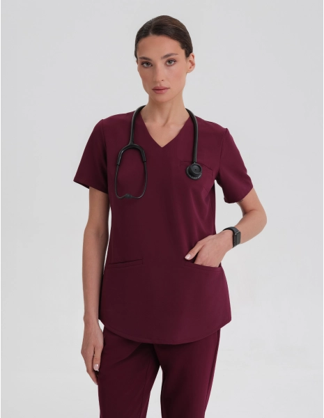 Casacca Medica Grace - BURGUNDY