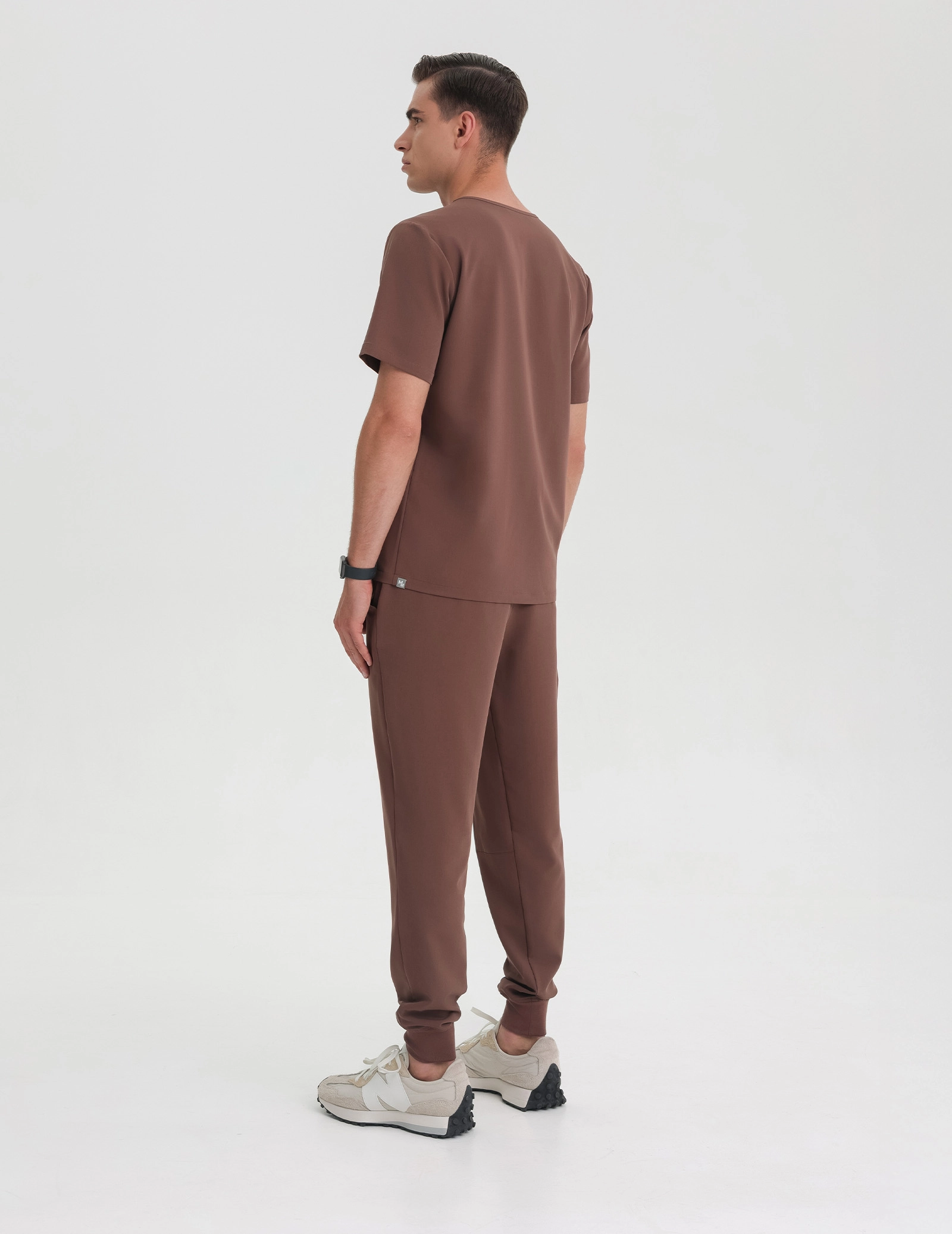 Pantaloni Medici Uomo Jogger - MILKY BROWN
