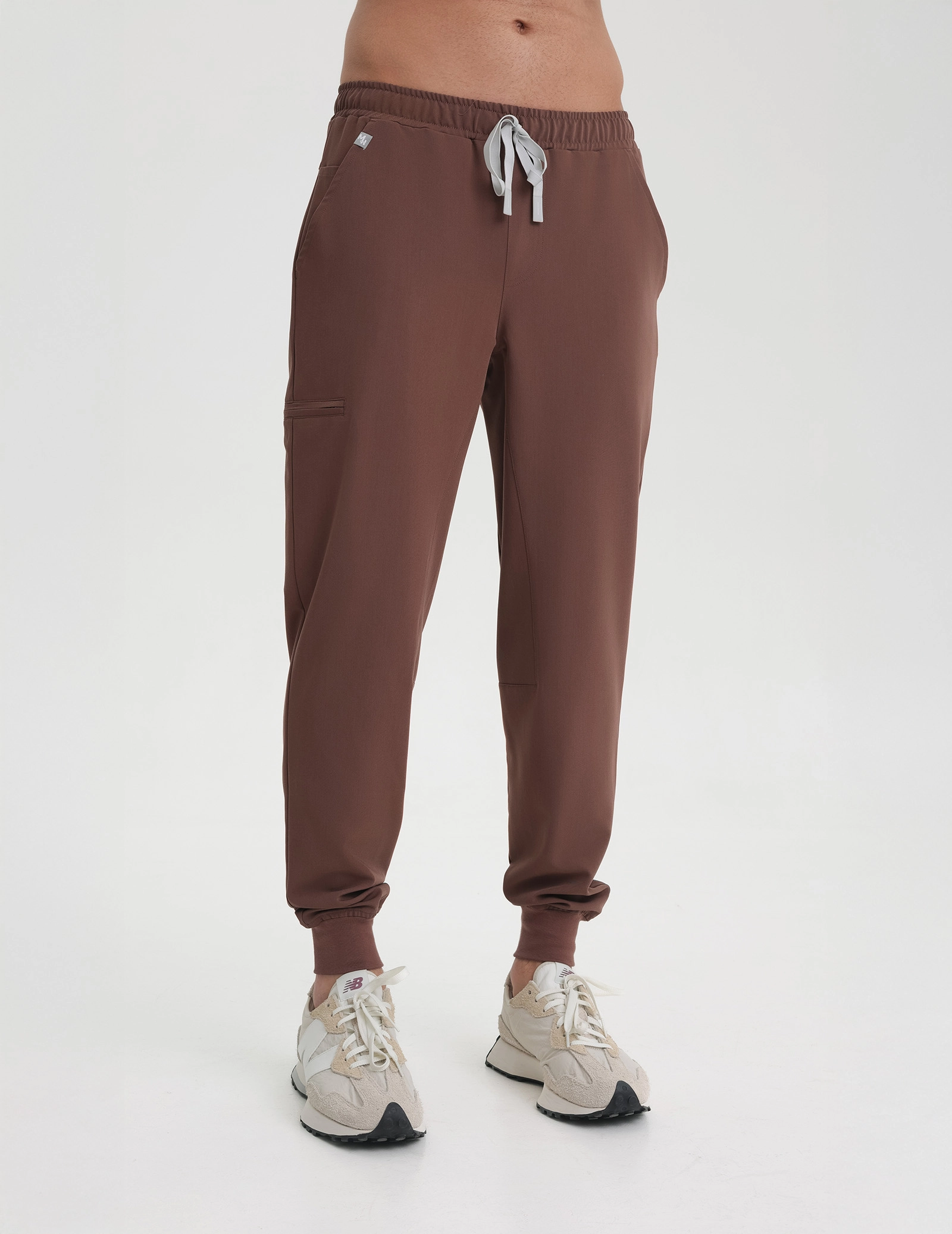 Pantaloni Medici Uomo Jogger - MILKY BROWN