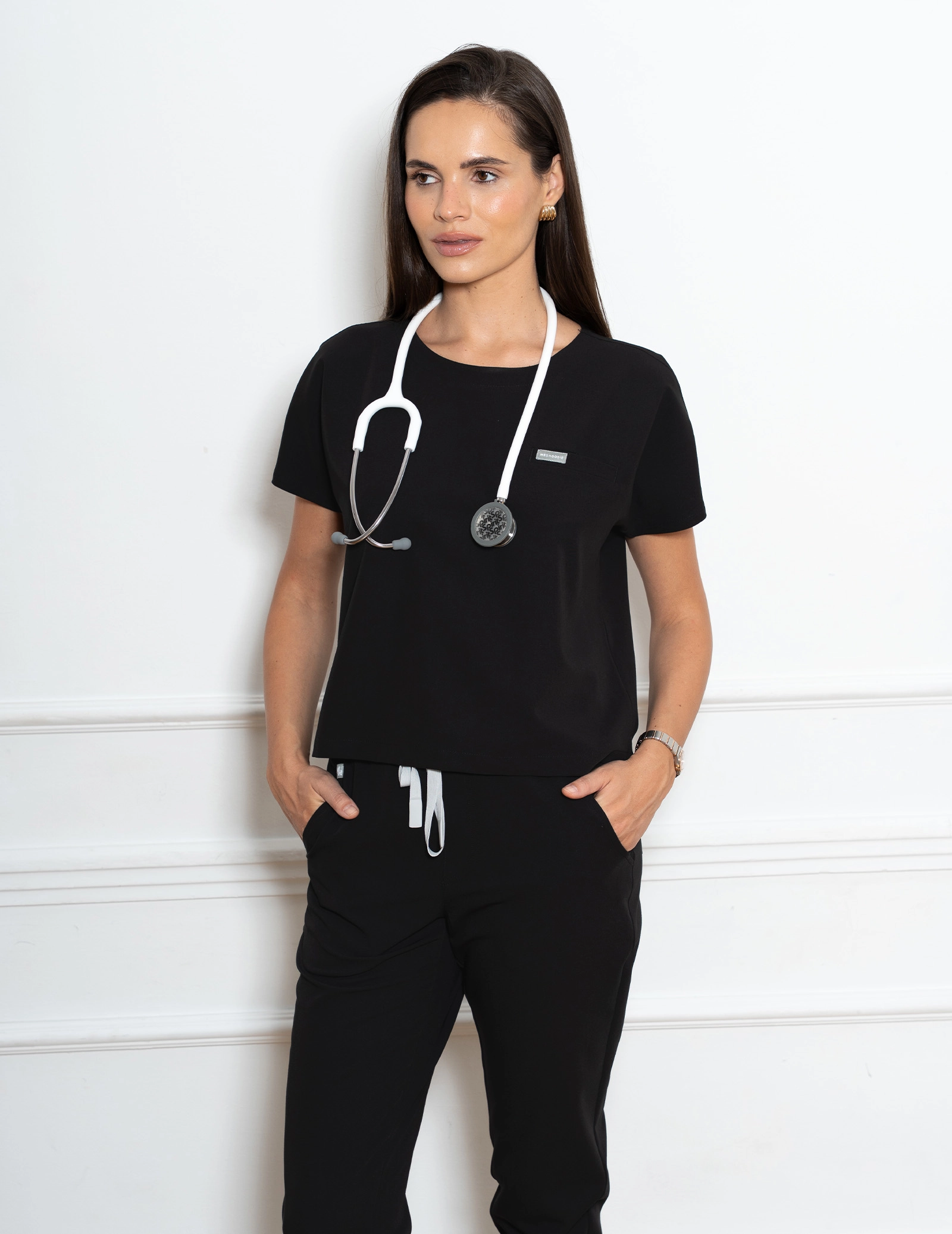 Casacca Medica Alisse - BLACK