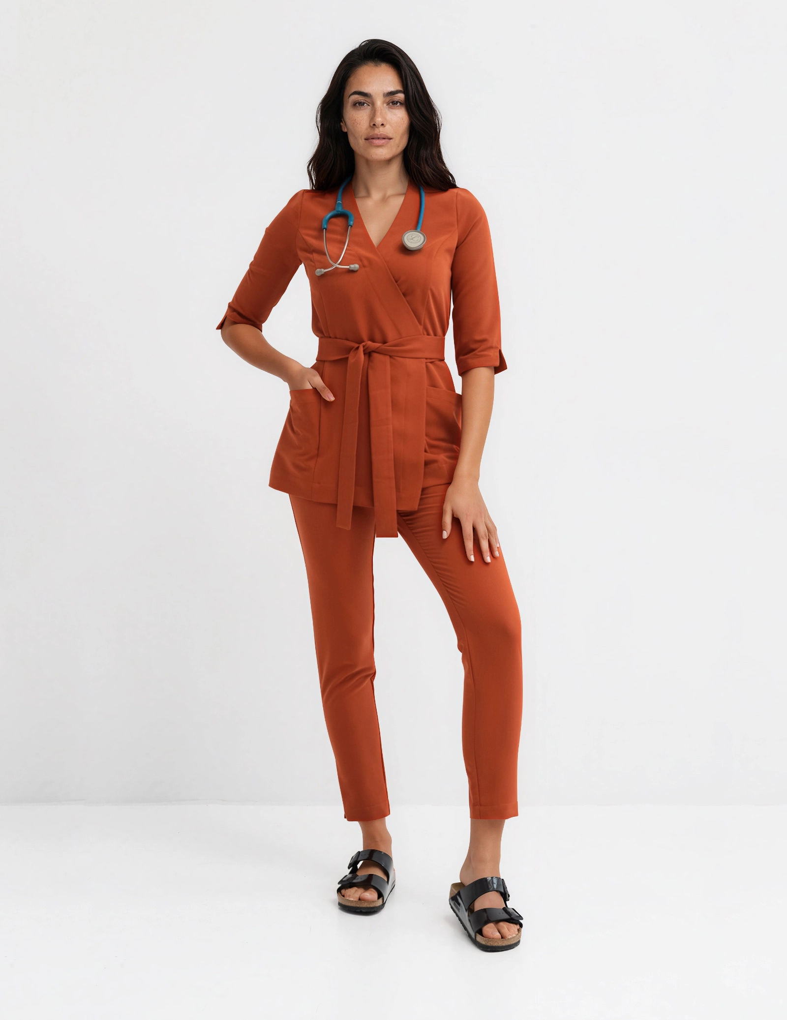 Pantaloni Medici Donna Slim Fit - ROOIBOS TEA