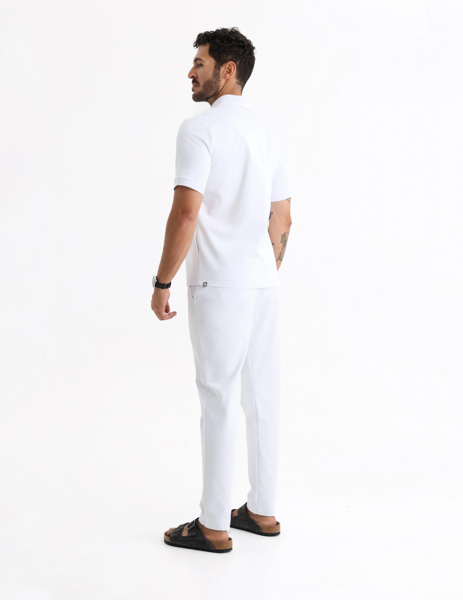 Casacca Medica Polo Uomo - WHITE