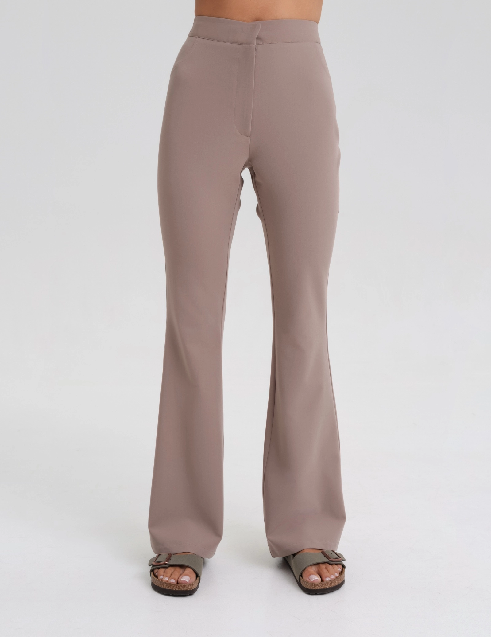 Pantaloni Medici Donna Flare - BEIGE