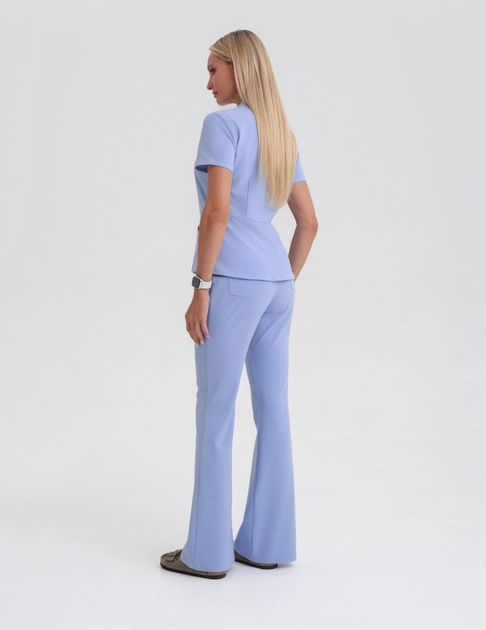 Pantaloni Medici Donna Flare - CEIL BLUE