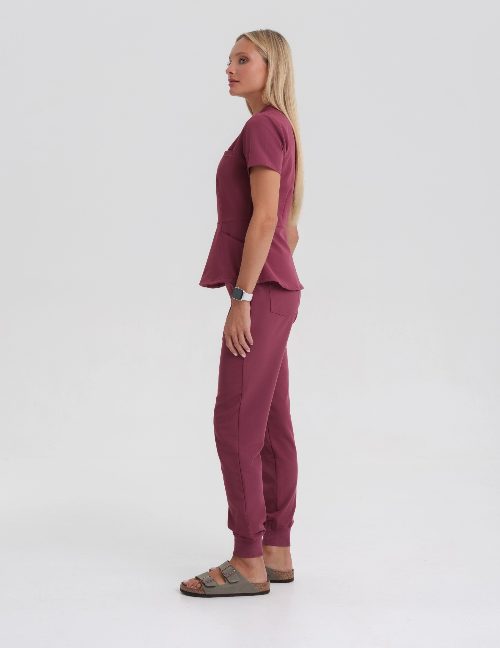 Pantaloni Medici Donna Jogger - MULLED WINE