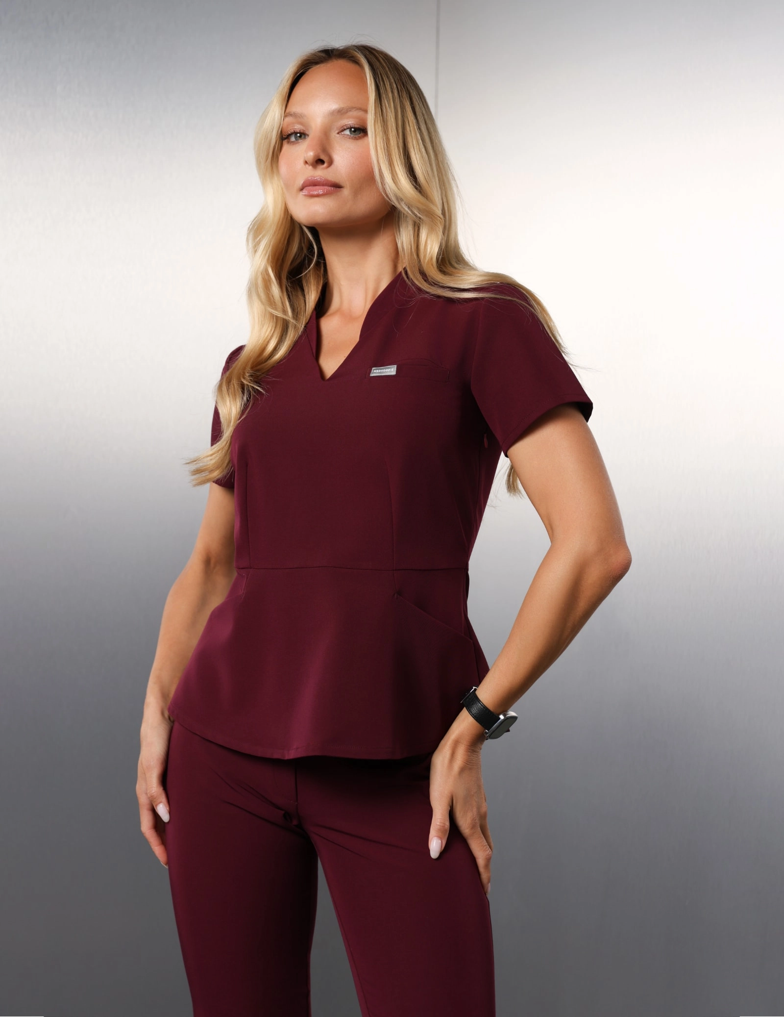 Casacca Medica Kori - BURGUNDY