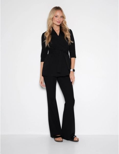 Pantaloni Medici Donna Flare – BLACK
